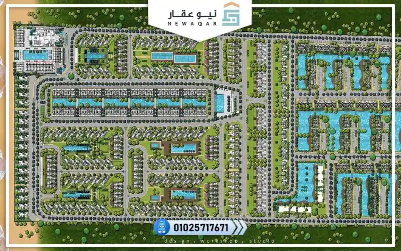 مواصفات ماستر بلان مشروع ذا واتر واي السياحي