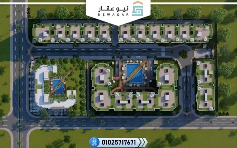 تصميم كمبوند روفان سيتي الشيخ زايد Rovan City New Zayed