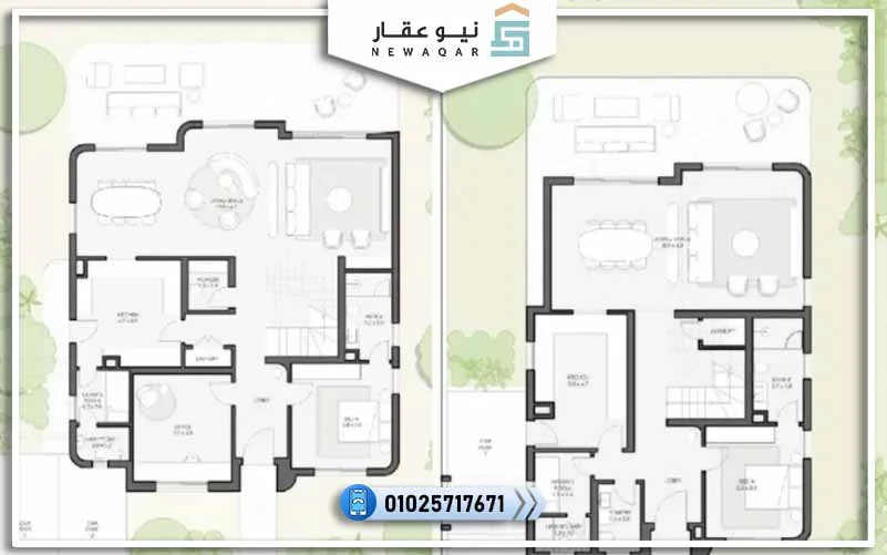 مساحات Crescent Walk Compound